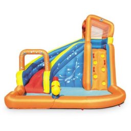 Château gonflable – Villandry - toboggan à eau gonflable, aire de jeu pour enfants, 3,65 x 3,2 x