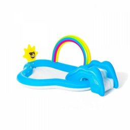 Bestway - Aire de jeux avec pataugeoire Rainbow 'n Shine +2ans - Multicolore