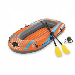 Bateau Gonflable pour 1 Adulte et 1 Enfant Bestway Kondor Elite 2000 Raft 196x106x31 cm avec 2