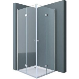 Sogood - Paroi de douche pliante 70x70 transparent portes de douche rabattable Ravenna26 pare