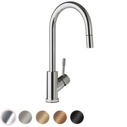 Umbrella Flex Robinetterie de cuisine, en Acier inoxydable, Or mat - Villeroy&boch