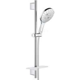 Grohe - Rainshower Smartactive 150 Barre de douche 60cm + Flexible 1,75m + Douchette à main 3 jets,