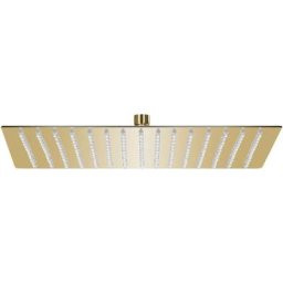 Vidaxl - Pomme de douche pluie Acier inoxydable 40x40 cm Carrée Doré Doré