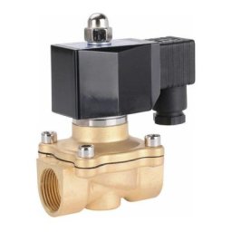 DN25 1 pouces Electrovanne Electrique Pour ac Direct DC24V -5-150 °c Laiton Fermé Pratique