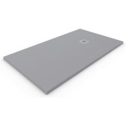Allstone - Receveur de douche en résine extra-plate Toutes les tailles - 6 couleurs - Bonde et