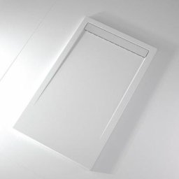 Stano. - Receveur de douche 90x200 cm extra plat smart en résine surface ardoisée blanc - Blanc