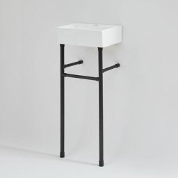 Hudson Reed Sandford - Lavabo sur Pieds avec 1 Trou - 36cm x 25cm - Noir