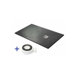 PDD - Receveur de douche extra plat quartz Gris ardoise Ral 7016 90x80