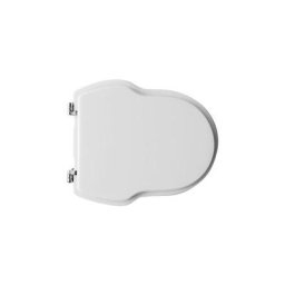 Abattant wc blanc pour vase Vitruvit Old Time largeur 37,5 cm charnières réglables