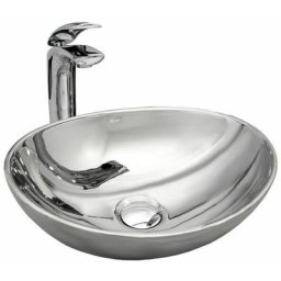 REA - vasque à poser lavabo sofia silver - Argent