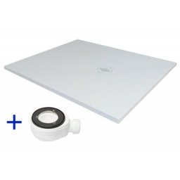 Receveur de douche resine extra plat PRO blanc Ral 9003 90X160