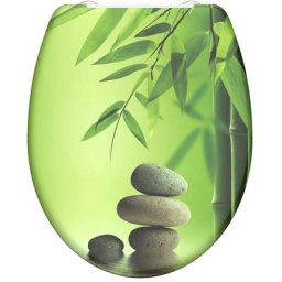 Schütte - Siège de toilette avec fermeture en douceur green garden Green