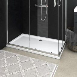 Grosmonde - Receveur de Douche 70x120cm extra plat Rectangulaire abs Blanc