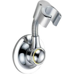 Harry - argent)Support de pommeau de douche, support à ventouse à hauteur réglable, rotation à 360