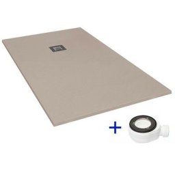 Receveur de douche extra plat Moka Ral 1019 90x90