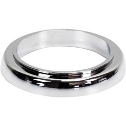 Bague de base de robinet de salle de bains + joint sous laveuse Rosette en plastique chromé