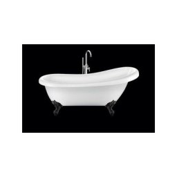 Baignoire ancienne sur pieds richmond Blanche 171 cm Pieds d'Aigle Noirs - Pieds d'Aigle Noirs