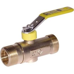 Robinet de chaufferie jpg double mâle g 1 - Robinet de chaufferie jpg - Double Mâle g 1 1/4