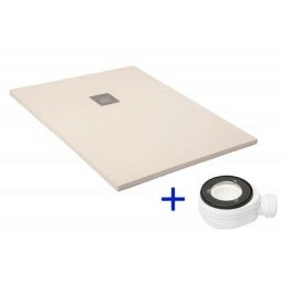 Receveur de douche extra plat Beige clair Ral 1015 70x180