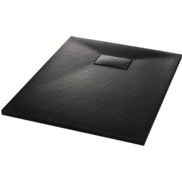 Vidaxl - Bac de douche smc Noir 90 x 70 cm Noir