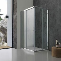 Porte de douche rectangulaire giada 70X120 verre 6MM transparent