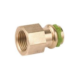 Raccord laiton droit à sertir Femelle Femelle Aalberts Integrated Piping Systems - 1""1/4 ø 35 mm -