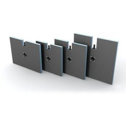 wedi Receveur de douche à carreler complet Fundo Plano excentré, 1600x1000x65mm