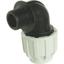 Raccord plastique coudé pour tube pe Ø20 mm - Femelle 1/2 - brut