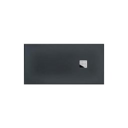 Receveur basalto Graphite 160x100cm