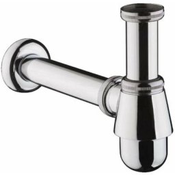 Hansgrohe - Flacon siphon pour bidet tube laiton/rosace chrome
