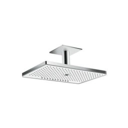 Hansgrohe - Douche de tête 460 3jet EcoSmart 9 l/min avec raccord plafond blanc/chromé