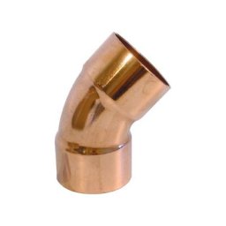 Coude 45 cuivre à souder FF - Diamètre : 32
