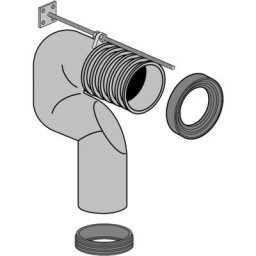 Coude Vario villeroy et boch pour sortie verticale 190-285 mm