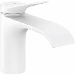 Hansgrohe - Vivenis - Mitigeur de lavabo 80, EcoSmart, blanc mat 75012700