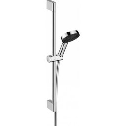 Hansgrohe - Pulsify Select - Set de pommeau de douche, 3 jets, EcoSmart, barre de 669 mm et