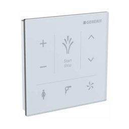 Geberit - AquaClean - Commande toilette électronique mural pour wc japonais, blanc 147.038.SI.1