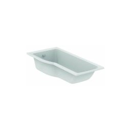Baignoire bain/douche asymétrique Connect Air - Version droite ou gauche, 170 x 80 - version gauche