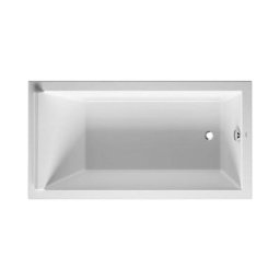 Starck Baignoire rectangulaire 1 dossier 1700x900 mm - Acrylique blanc - Duravit