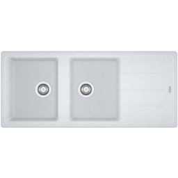 Evier Franke Basis Fragranit+ BFG621 - Blanc Artic (moucheté)