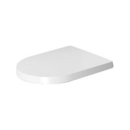 Duravit - me by Starck - Abattant wc Compact, blanc / blanc mat 0020112600