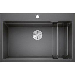 Etagon 8 - Évier en silgranite, 780x510 mm, avec rails, anthracite 525187 - Blanco