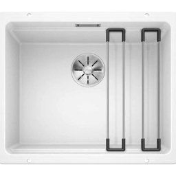 Etagon 500 - Évier en Silgranit, 530x460 mm, avec rails, blanc 522231 - Blanco
