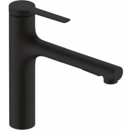 Hansgrohe - Robinet de cuisine avec douchette Zesis M33 160 sBox 2 jets noir mat