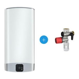 Ariston Group - Chauffe eau électrique Plat Mural MultiPositions Blanc Velis evo Ariston 80 l