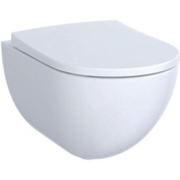 Geberit - wc suspendu sans rebord avec abattant soft close modèle Acanto 51 cm