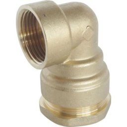 Raccord laiton coudé SUMO pour tube PE Ø50 mm - Femelle 11/2 - BRUT