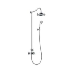 Colonne douche thermostatique rétro recoupable Paini Lady s Chrome