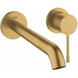 Essence - Mitigeur de lavabo l installation deux trous, Cool Sunrise brossé 19967GN1 - Grohe