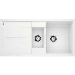 Evier Blanco Metra 6S Silgranit - Blanc - Vidage : Manuel