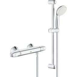Grohe - Grohtherm 1000 Mitigeur thermostatique douche 1/2'' avec ensemble de douche 34151004